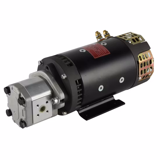 Unidade de energia hidráulica 12V DC usada para empilhadeira/arado de neve